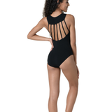 DANSHUZ 2409A WOMEN AMELIA VERTICAL SEVEN STRAP BACK LEOTARD