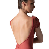 BALLET ROSA JOSEPHINE WOMEN LUXURIOUS LACE CAP SLEEVE LEOTARD