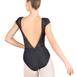 BALLET ROSA MAEVA WOMEN BOATNECK V-BACK CAP SLEEVE LEOTARD