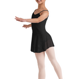 BLOCH CR10002 GIRLS EMBROIDERED PULL ON SKIRT