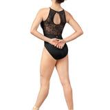 MIRELLA M3120LM WOMEN LACE HALTER LEOTARD