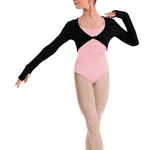 BLOCH CZ30043 GIRLS TWIST FRONT KNIT TOP - The Dance Shoppe