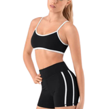 BLOCH D55689G GIRLS ECLIPSE PIPING SHORT