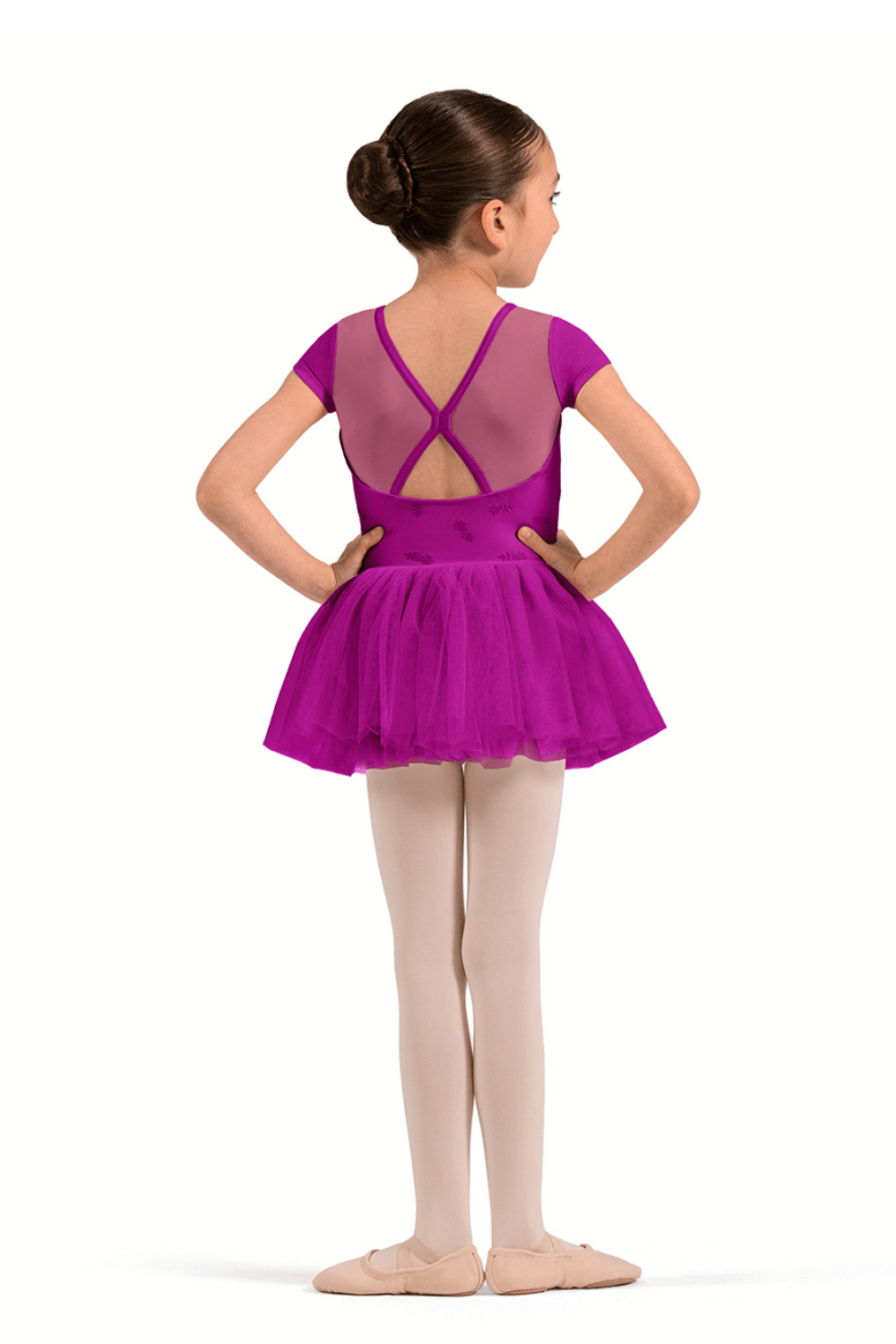 BLOCH CL20012 GIRLS CAP SLEEVE TUTU LEOTARD - The Dance Shoppe