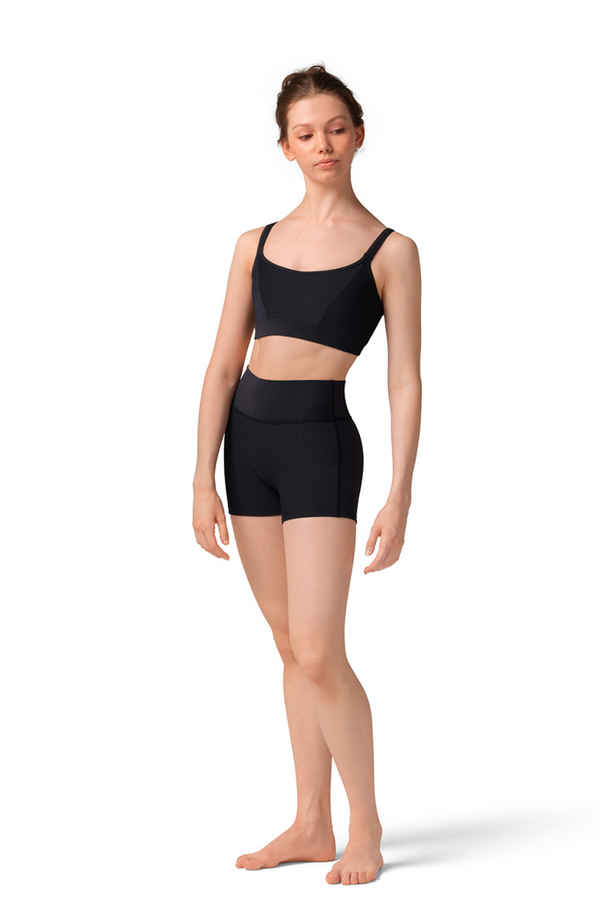 MIRELLA M30002L WOMEN CROSS BACK CAMISOLE CROP TOP