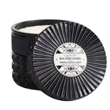 CAPRI BLUE MU-210 GILDED MUSE FACETED JAR CANDLE