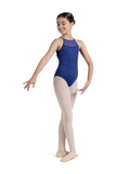 MIRELLA M1245C GIRLS HIGH NECK HALTER LEOTARD