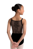 BLOCH CL70005 GIRLS CORSET EMBROIDERED CAMISOLE LEOTARD