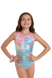 CAPEZIO 12300C GIRLS UNICORN DISCO SHINE BRIGHT TANK LEOTARD