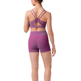 MIRELLA M90001L WOMEN STRIPED HIGH WAIST SHORT