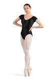 MIRELLA M3117LM WOMEN V-NECK CAP SLEEVE LEOTARD