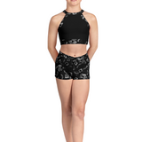 BLOCH CZ5265 GIRLS AELLA HIGH NECK CROP TOP