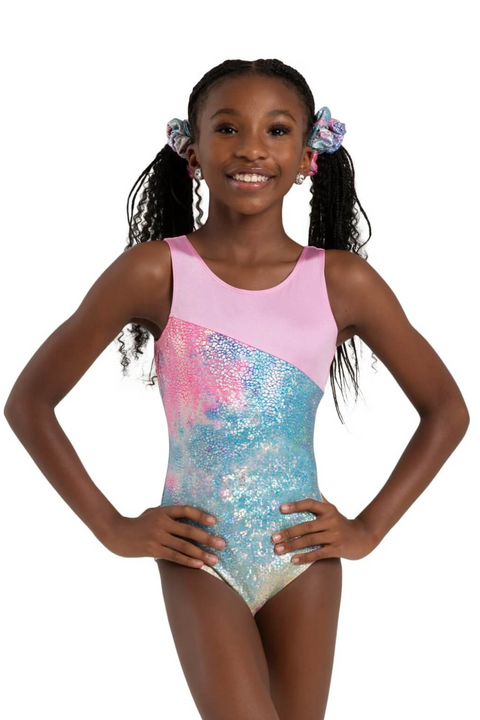 CAPEZIO 12302C GIRLS UNICORN DISCO GLIMMER TANK LEOTARD