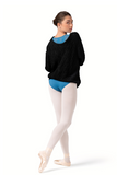 BLOCH Z30014 WOMEN WIDE OSIZE KNIT WARM UP SWEATER