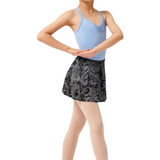MIRELLA MS149C GIRLS PRINTED MESH PULL ON SKIRT