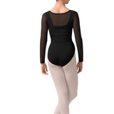 MIRELLA M30001L WOMEN MESH LONG SLEEVE LEOTARD