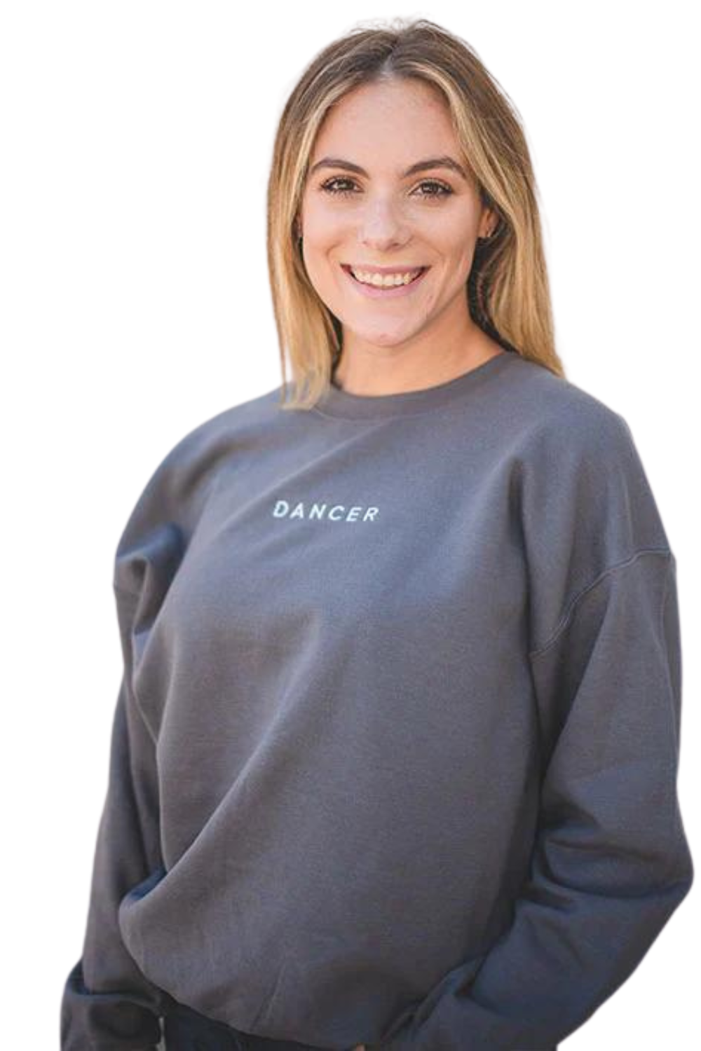 COVET DANCE DNCR-EMB-A ADULT DANCER EMBROIDERED PULLOVER SWEATSHIRT