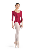 MIRELLA M1023LM WOMEN 3/4 SLEEVE LEOTARD