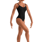 MIRELLA M70008LM WOMEN FLORAL CAMISOLE LEOTARD - The Dance Shoppe