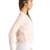 CAPEZIO 11381W LADIES IMPROVED FIT RIBBED KNIT WRAP SWEATER * NEW COLOR