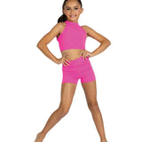 GIRLS HIGH WAIST SHORT-DANSHUZ