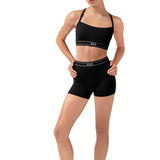 BLOCH R90002 LADIES KISHA LOGO SHORT