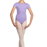 BLOCH M1562C GIRLS BOAT NECK CAP SLEEVE LEOTARD