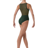 BLOCH L4157B WOMEN VIVICA SCOOP NECKLINE MESH BACK CAMISOLE LEOTARD