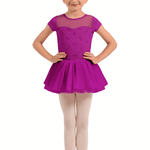 BLOCH CL20012 GIRLS CAP SLEEVE TUTU LEOTARD - The Dance Shoppe