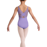 BLOCH CL70004 GIRLS BACK EMBROIDERED CAMISOLE LEOTARD