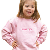COVET DANCE DNCR-EMB-Y GIRLS DANCER EMBROIDERED SWEATSHIRT
