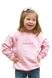 COVET DANCE DNCR-EMB-Y GIRLS DANCER EMBROIDERED SWEATSHIRT