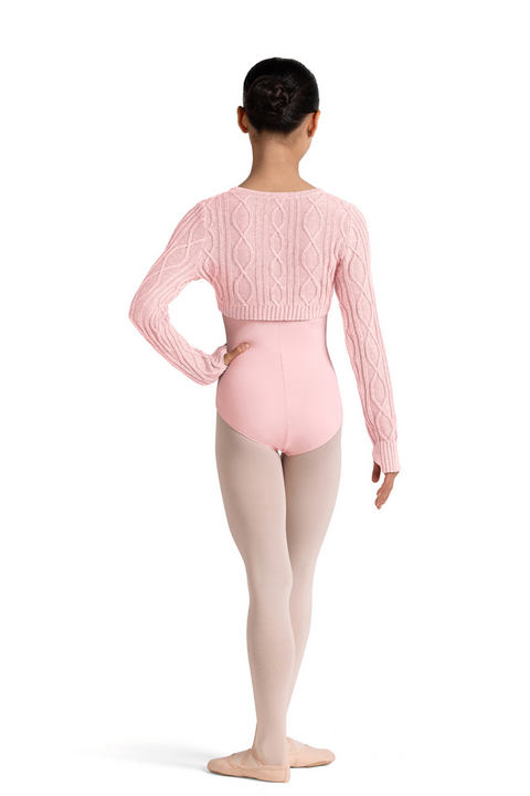BLOCH CZ30009 GIRLS FIX WRAP KNIT CROP TOP