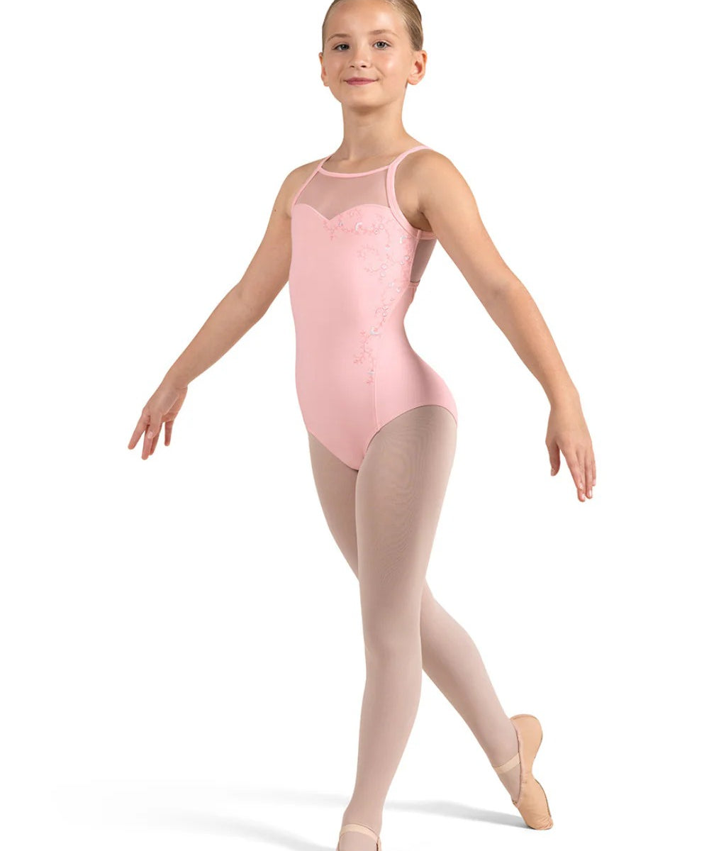 GIRLS LARYISA HALTERNECK LEOTARD-BLOCH