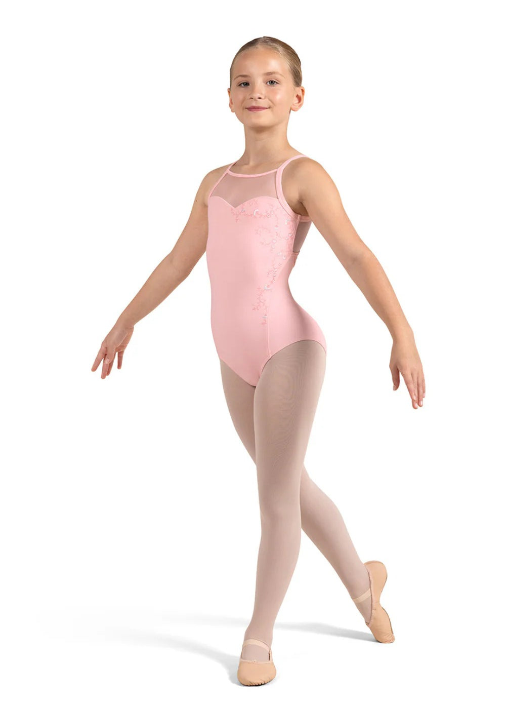 BLOCH CL4237 GIRLS LARYISA HALTERNECK LEOTARD