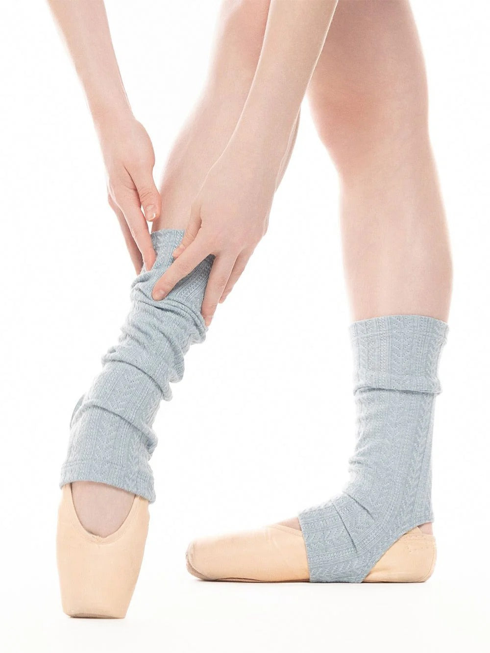 -ELEVE DANCEWEAR-WOMEN STIRRUP LEG WARMER ANKLE KNIT
