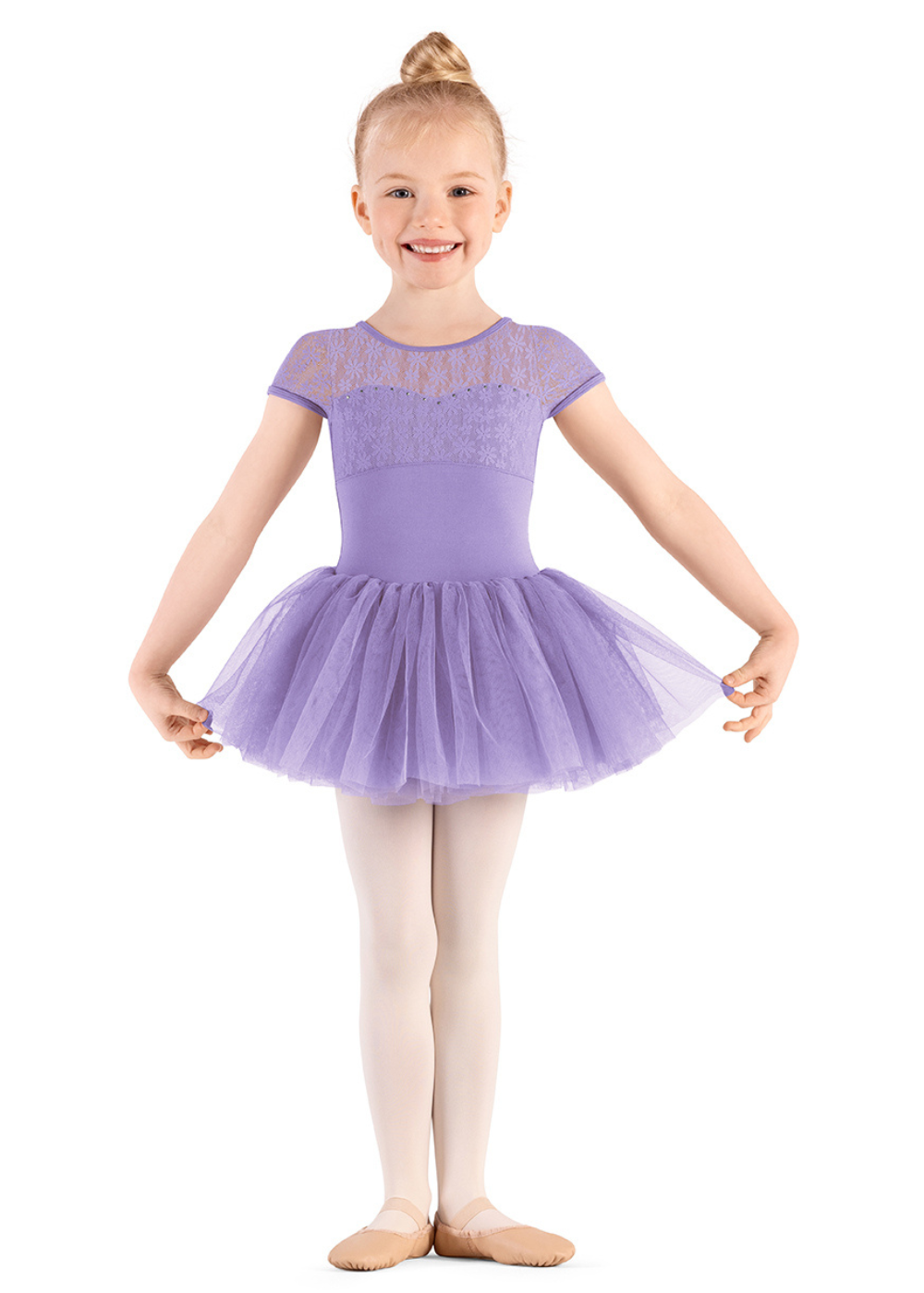 M1564C GIRLS CAP SLEEVE TUTU DRESS-MIRELLA