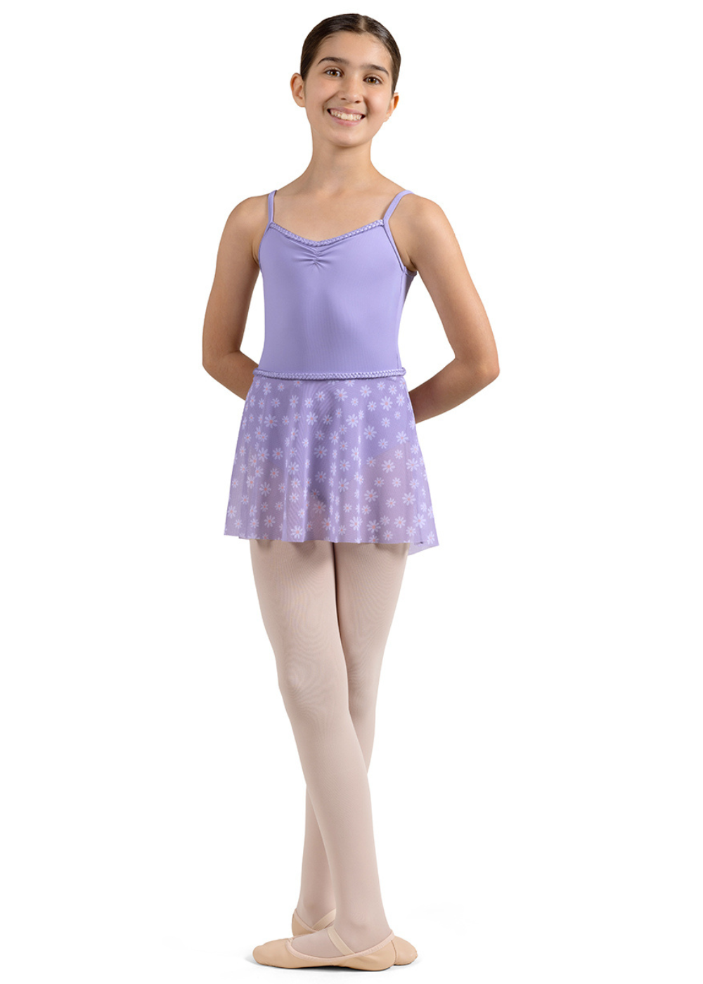 MS900C GIRLS PRINTED MESH SKIRT-MIRELLA