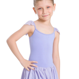 SO DANCA-BY85C GIRLS NALA SLEEVE LEOTARD WITH ATTACHED SKIRT