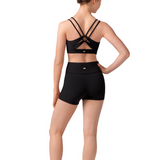 MIRELLA M90001L WOMEN STRIPED HIGH WAIST SHORT