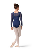 MIRELLA M30001L WOMEN MESH LONG SLEEVE LEOTARD
