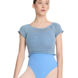 INTERMEZZO 6672 WOMEN HARINI SHORT SLEEVE CROP TOP