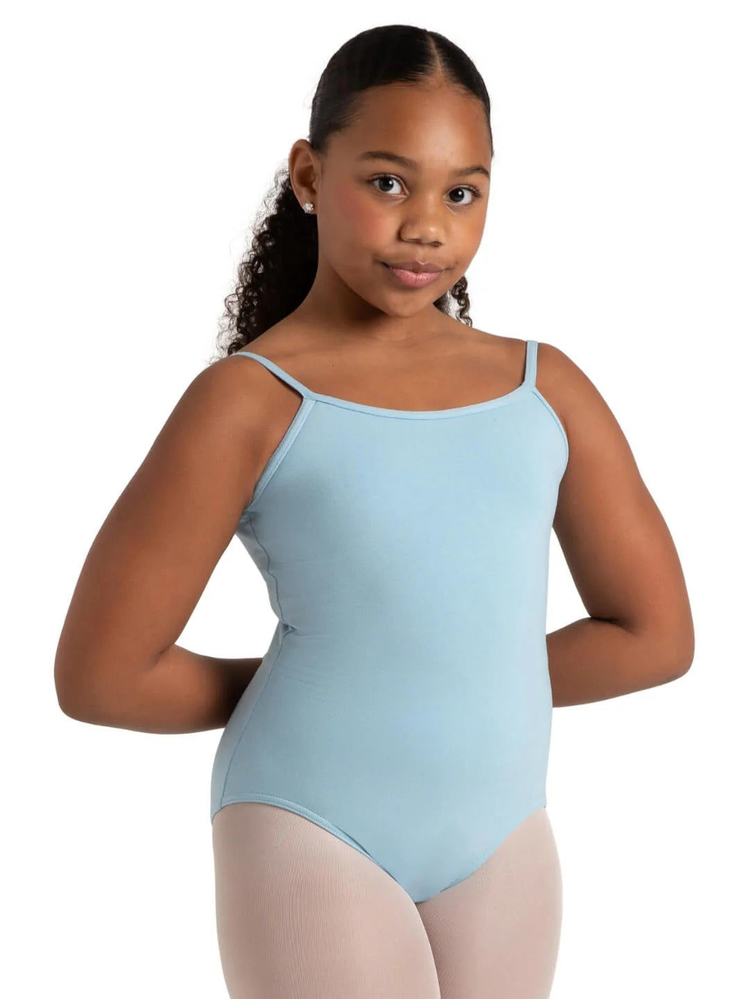 CAPEZIO CC100C GIRLS CAMISOLE LEOTARD WITH ADJUSTABLE STRAPS