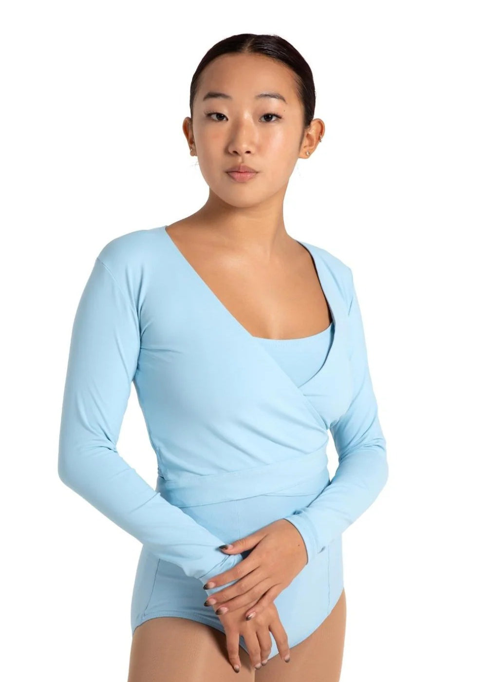 CAPEZIO SE1045C GIRLS STUDIO COLLECTION WRAP TOP