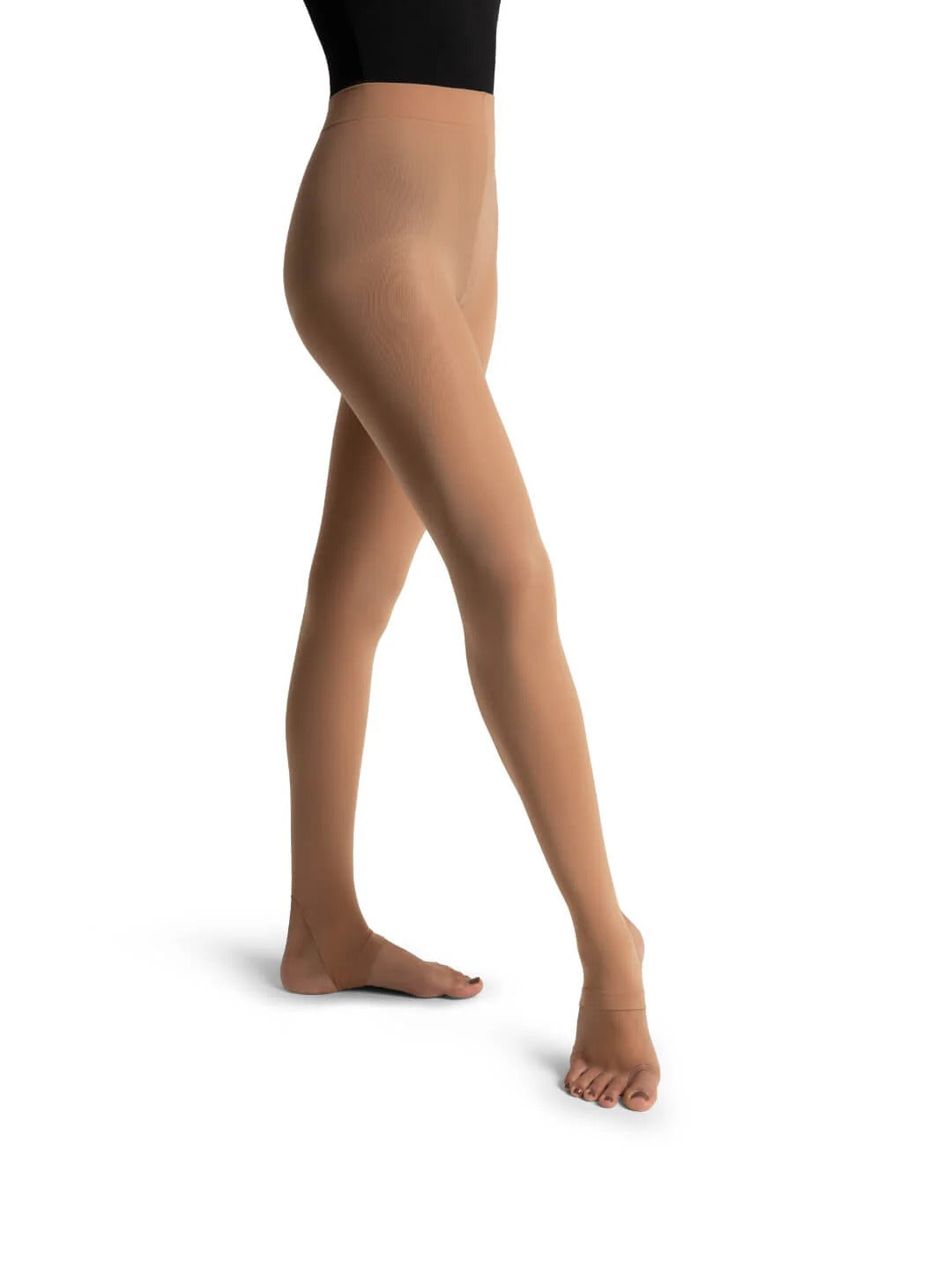 CAPEZIO 1961 SELF KNIT WAIST STIRRUP TIGHTS