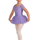 BLOCH CL20002 GIRLS LUCY FLORAL CAP SLEEVE TUTU DRESS