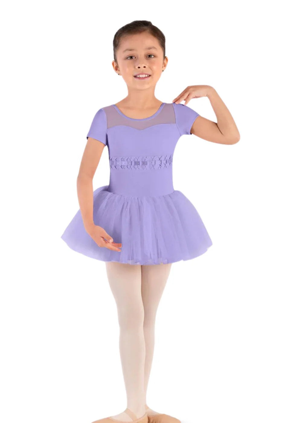 BLOCH CL9262 GIRLS DALIAH CAP SLEEVE TUTU DRESS