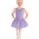M492C GIRLS DAISY LACE TUTU LEOTARD-MIRELLA