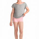 BLOCH CZ30027 GIRLS LIONA SHORT SLEEVE TOP