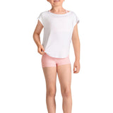 BLOCH CZ30027 GIRLS LIONA SHORT SLEEVE TOP